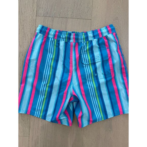Brand new Boy's Vineyard Vines boys' striped Chappy Swim Trunks, size large - Picture 2 of 10